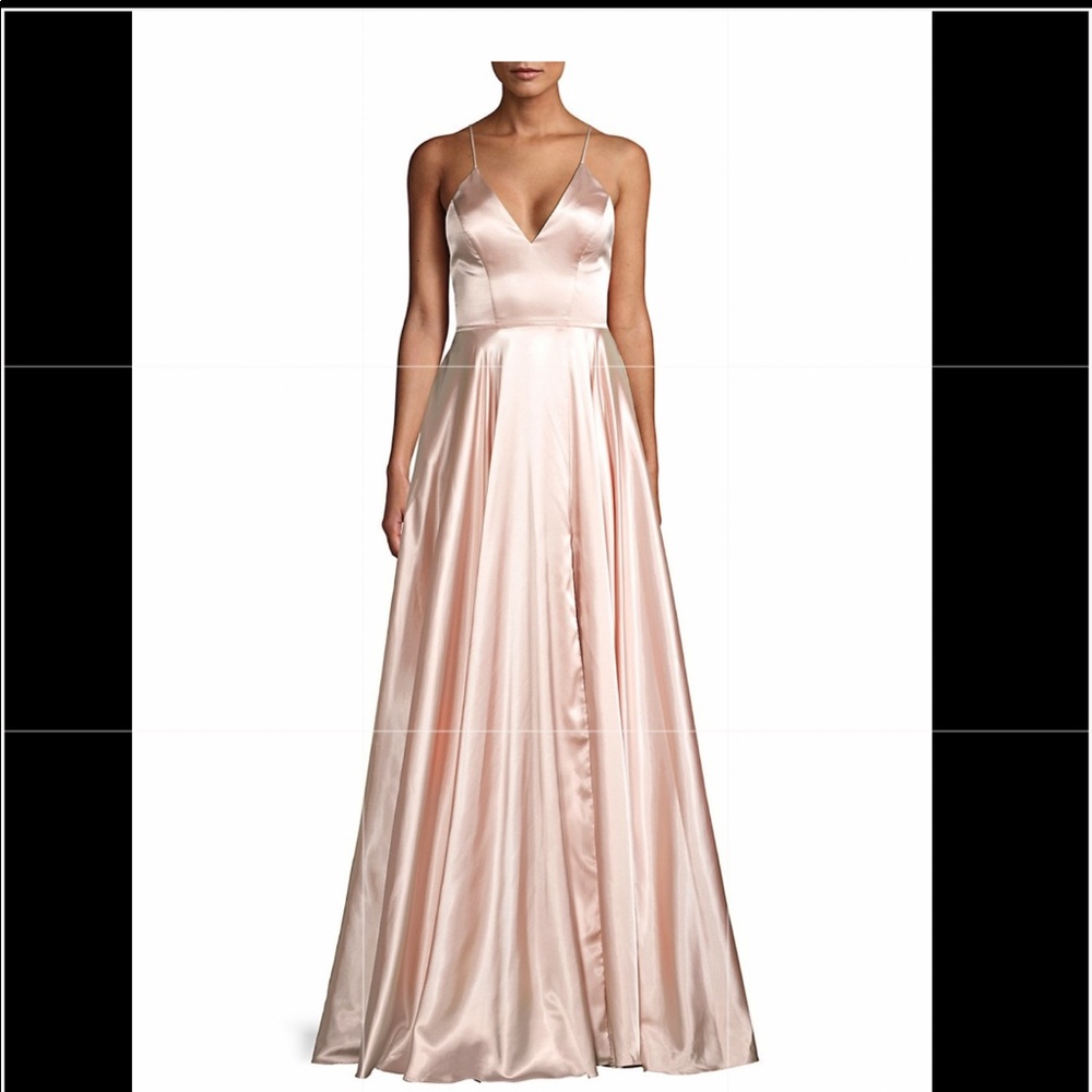 Pearl/Blush Faviana Gown from Saks